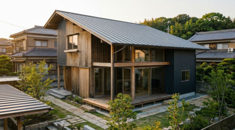 福岡・茶室と縁側のある和の住まい