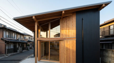 京都・書斎とライブラリのある静かな家