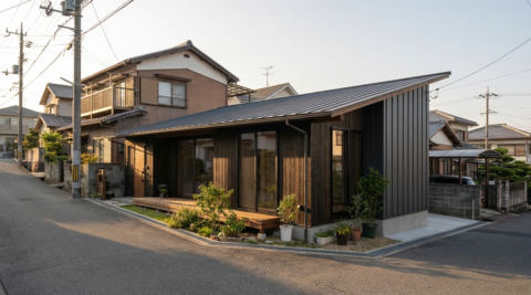光と緑の牛田東の家