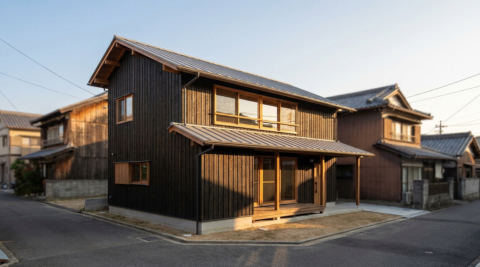 広島・茶室と縁側のある和の住まい