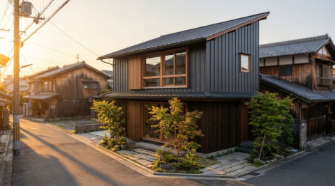 京都・茶室と縁側のある和の住まい