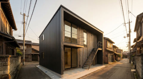 金沢・狭小の町家