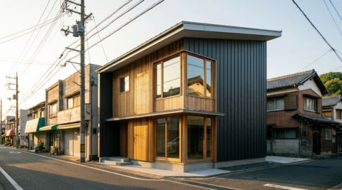 広島・中庭のある回遊動線