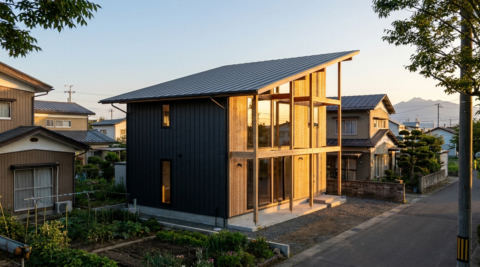 青森・茶室と縁側のある和の住まい