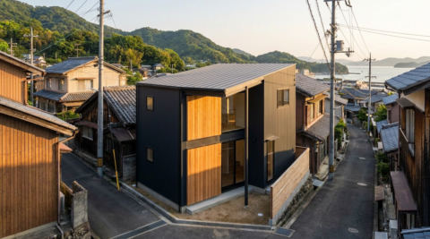 広島・中庭のある回遊動線