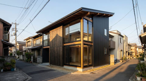 京都・越屋根のある自然素材の家