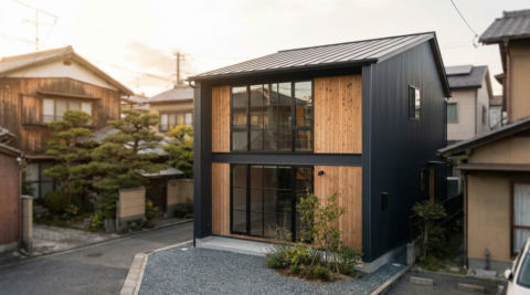 京都市北区上賀茂中ノ河原町の家