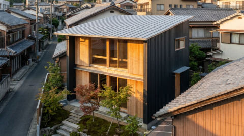 広島・書斎とライブラリのある静かな家