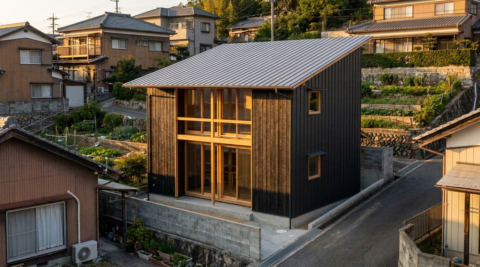 広島・狭小の町家