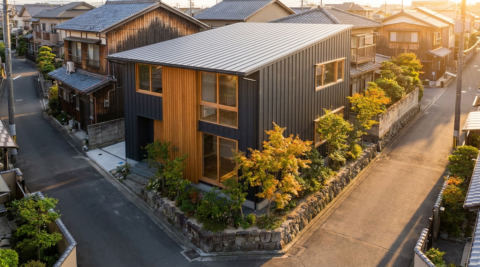 京都市北区紫竹上竹殿町の家