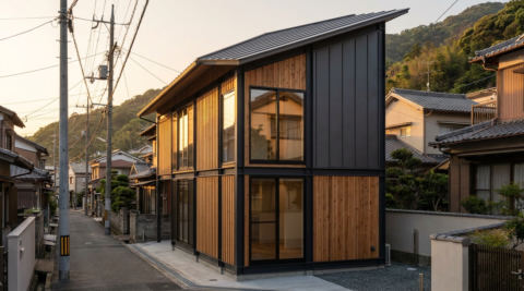 広島・狭小の町家